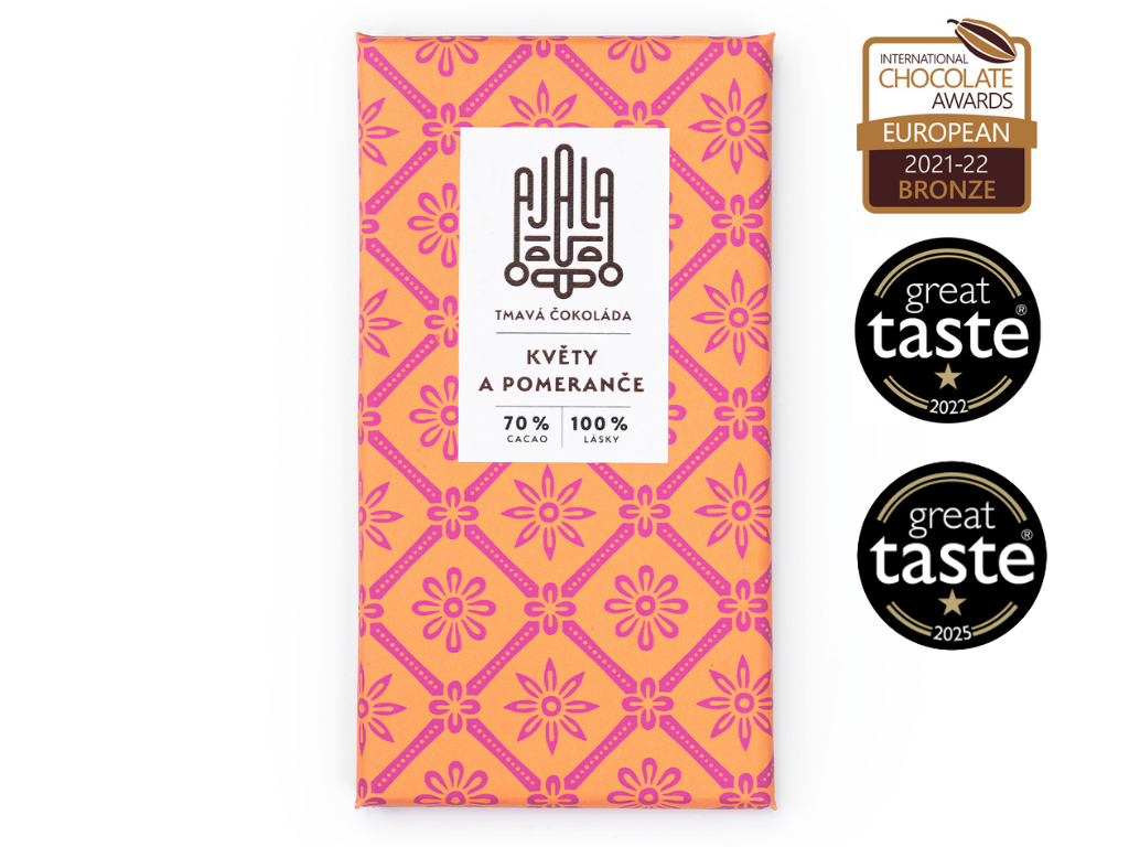 AJALA CHOCOLATE Květy a pomeranče