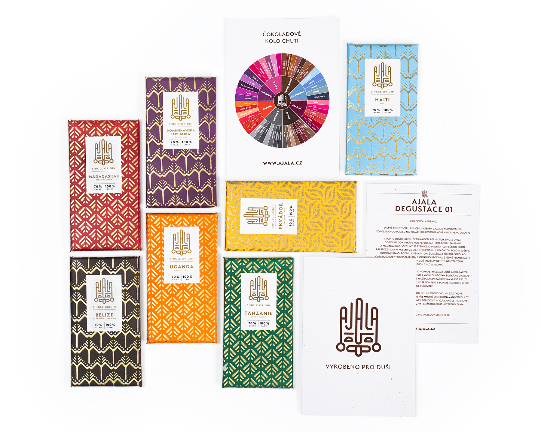 AJALA CHOCOLATE Degustační balíček s řízenou degustací