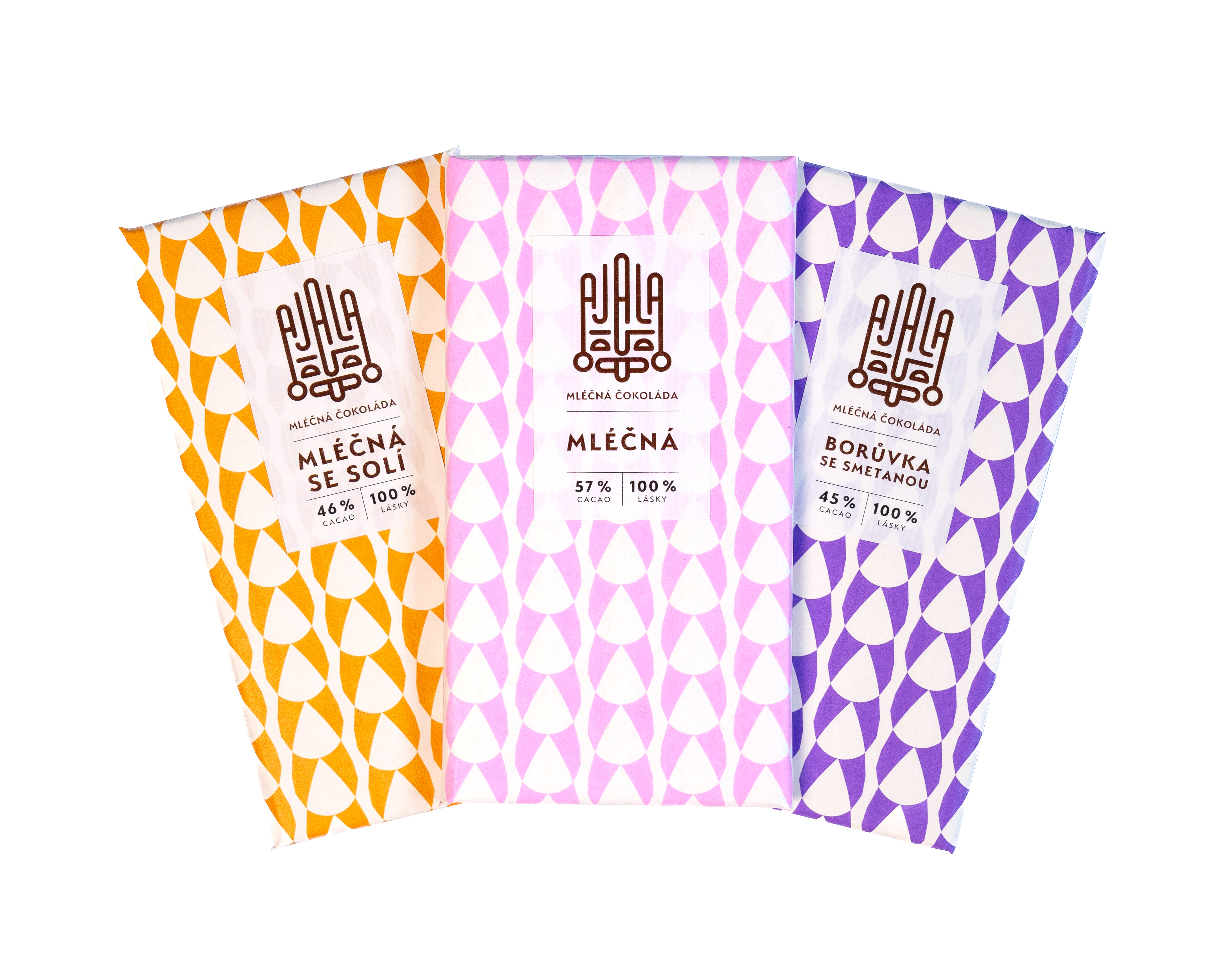 AJALA CHOCOLATE Mléčná trojka