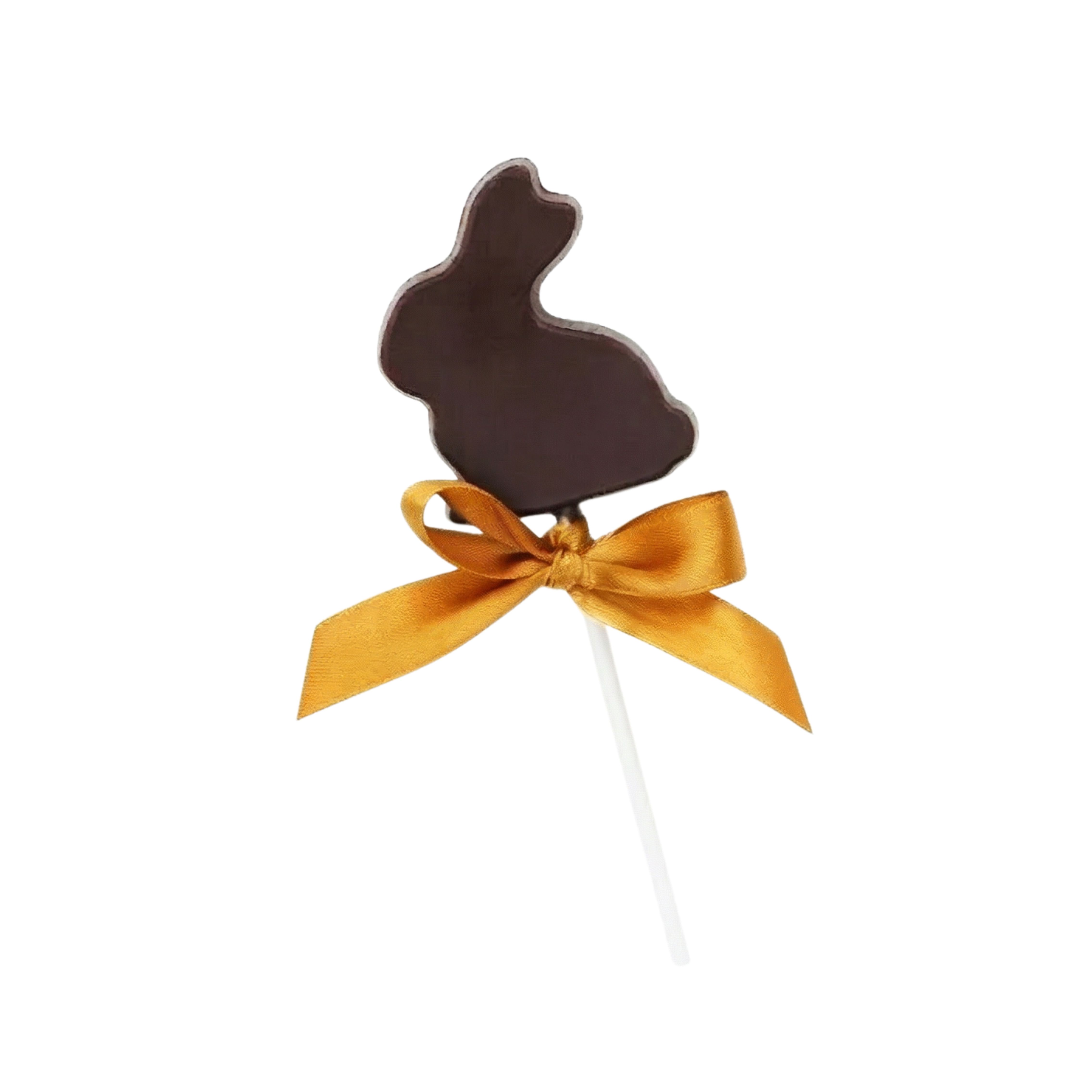 AJALA CHOCOLATE Lízátko - zajíček Čokoláda: Lízátko ze 70% tmavé varianty