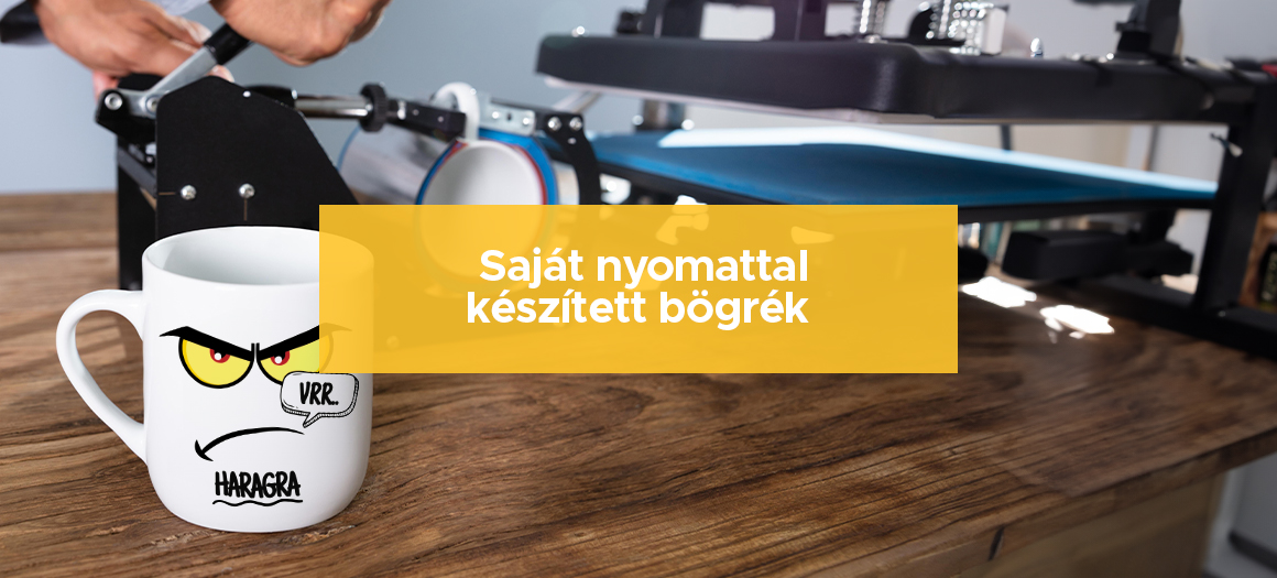 Saját nyomattal készített bogrék