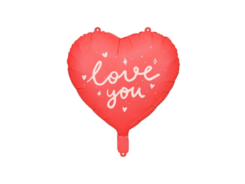 folia lufi sziv love you 45cm 1