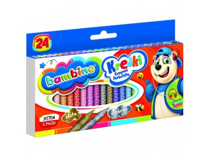 szines viaszrudak bambino 24 db