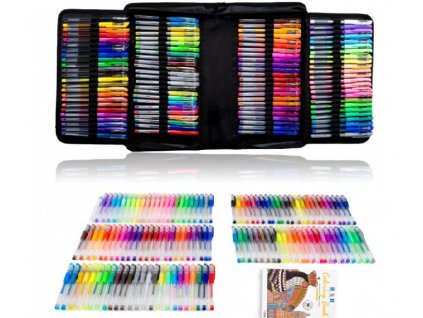 szines zseles tollak 120 db os tokban