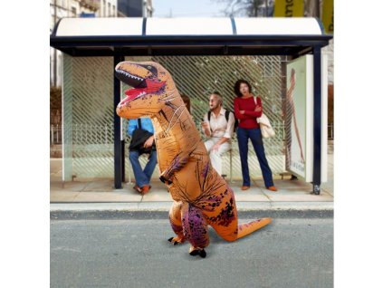 t rex felfujhato dinoszaurusz jelmez