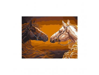 5d gyemant mozaik festett lovak