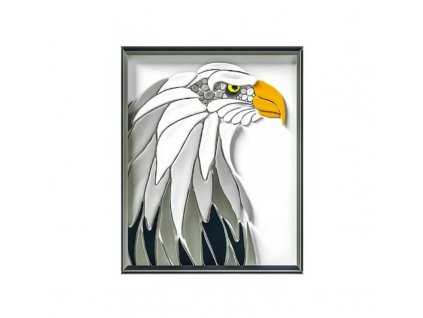 kreativ keszlet anyaggal valo 3d festeshez eagle 30x40cm 1