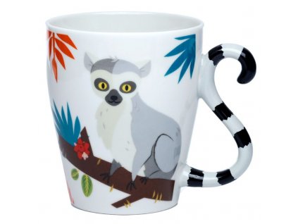 porcelan bogre farokkal lemur 1