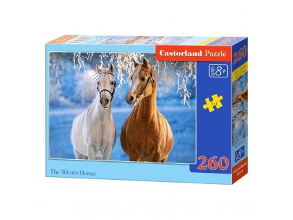 puzzle castorland winter horses 260 db 1
