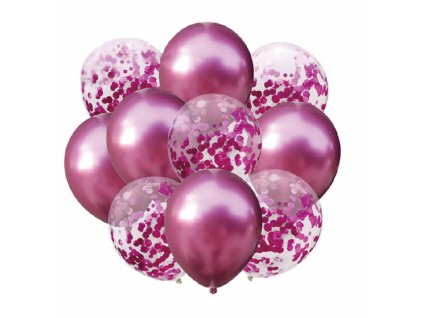 latex lufi keverek konfettivel partypal 10 db 1