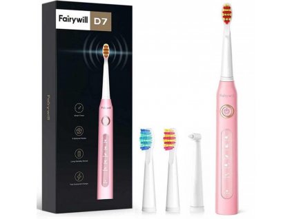szonikus elektromos fogkefe fairywill d7 4 cserelheto fej 1