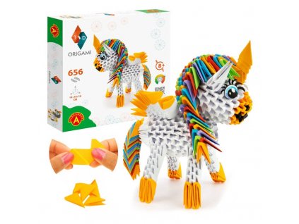 3d origami egyszarvu alex 656 db 1