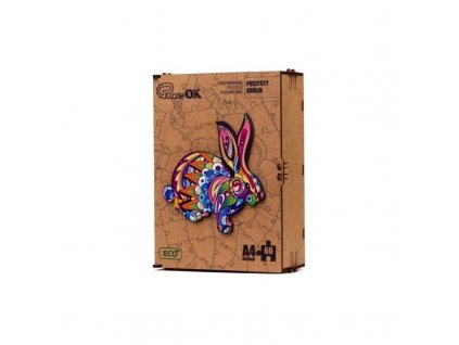 3d kezzel keszitett fa puzzle nyuszi a4 1