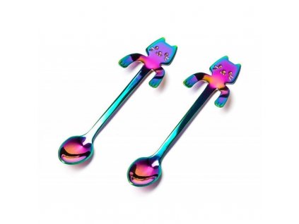 teaskanal pohartartoval szivarvany macskak 2 db 1