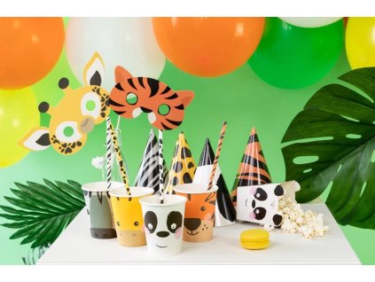 gyerek party sapka szett safari mix 4 db 1