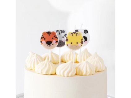 torta gyertyak safari mix 4 db 1