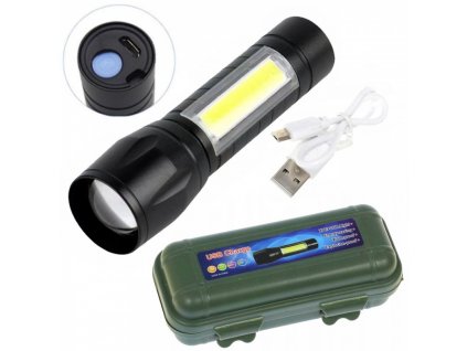 ujratoltheto usb zseblampa xpe cob 1