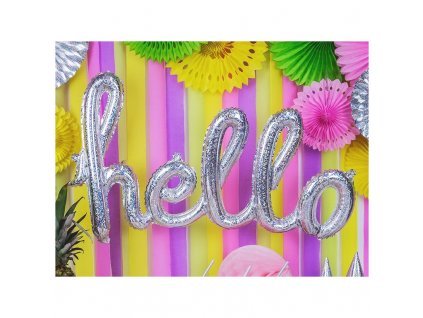 holografikus leggomb hello ezust 72x45cm 1