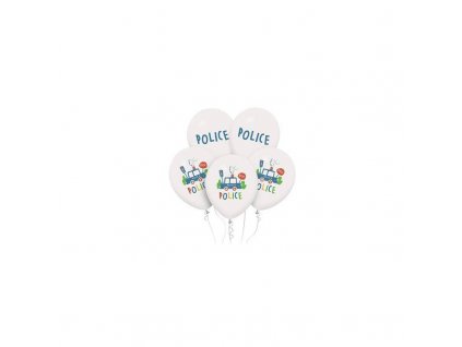 lufikeszlet police 30cm feher 5 db 1