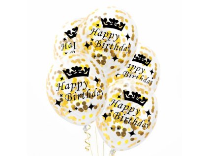 lufikeszlet happy birthday koronaval 30 cm 3 db 1