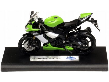 motorkerekpar modell allvanyon welly 1 18 kawasaki ninja zx 10r 2009 1