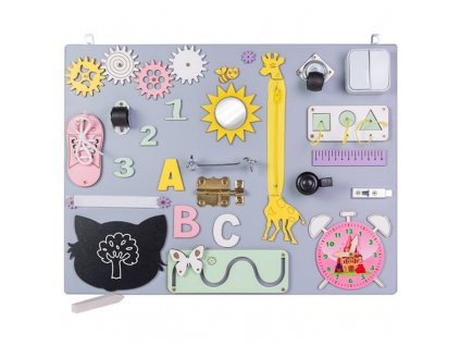 erzekszervi manipulacios tabla gyerekeknek little princess 50x37 5cm 1