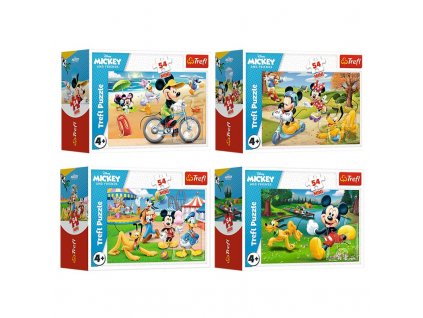 mini puzzle disney mickey 4 db os keszlet 1