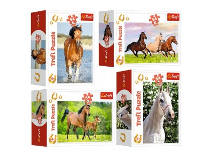 mini puzzle i love horses 4 db os keszlet 1