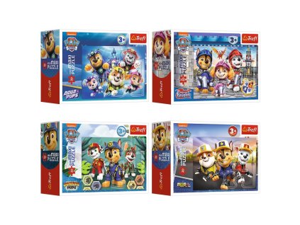 mini puzzle paw patrol 4 db os keszlet 1