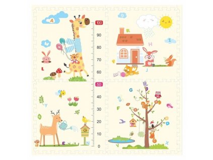 hab kirakoszonyeg 60x60 allatok 4 db 1