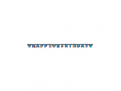 girland banner happy birthday paw patrol 13 7x179 8cm 1