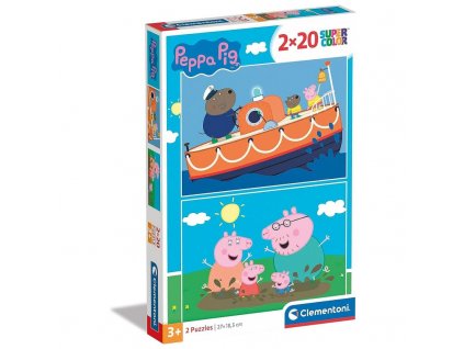 gyerek puzzle peppa pig iii 2x20 db os keszlet 1