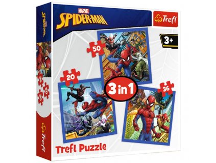 gyermek puzzle spiderman 3 az 1 ben 1