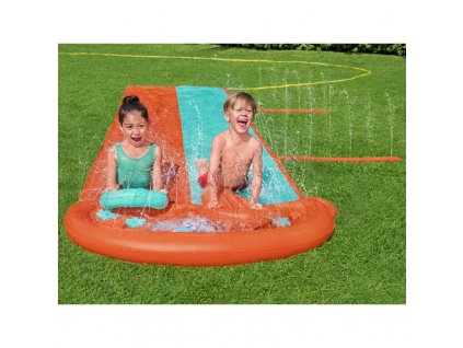 dupla vizi csuszda bestway h2o go double slide 488cm 7
