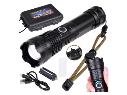 vizallo led es ujratoltheto zseblampa 1