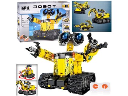 rc robot wall e a stroje stavebnica 4v1 na dialkove ovladanie 1