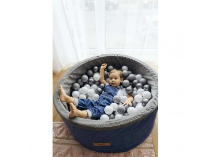 szaraz medence golyokkal enjoy dark blue