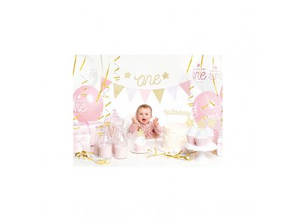 komplett partikeszlet 1st birthday rozsaszin 1