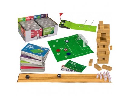 mini jatekok badogdobozban 4 kulonbozo tipus