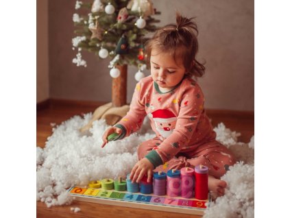 fa pult szines gorgokkel 56 db