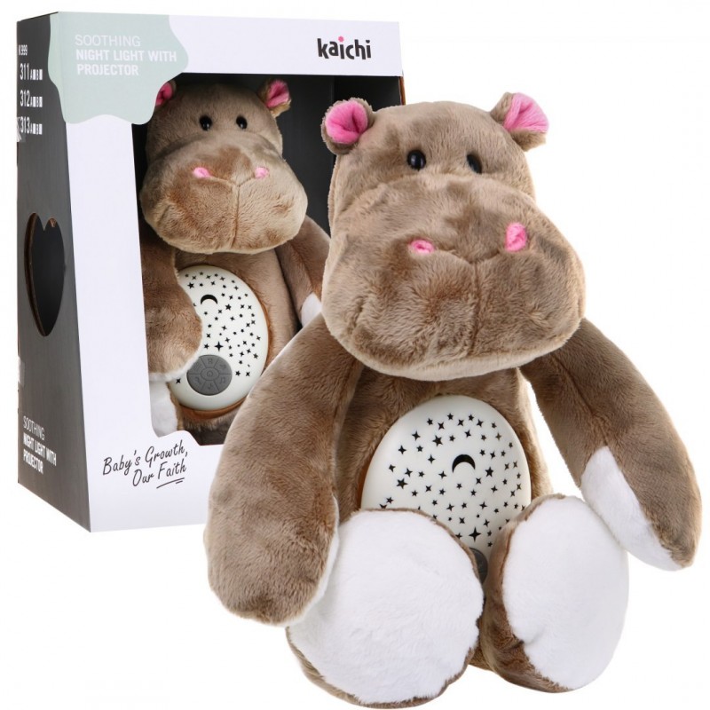 Plüss víziló projektorral - Hippi