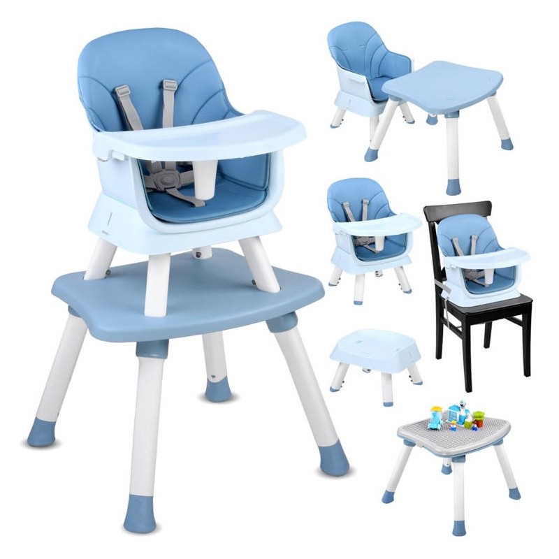 Többfunkciós etetőszék 6 az 1-ben - Simonka Kék: kek