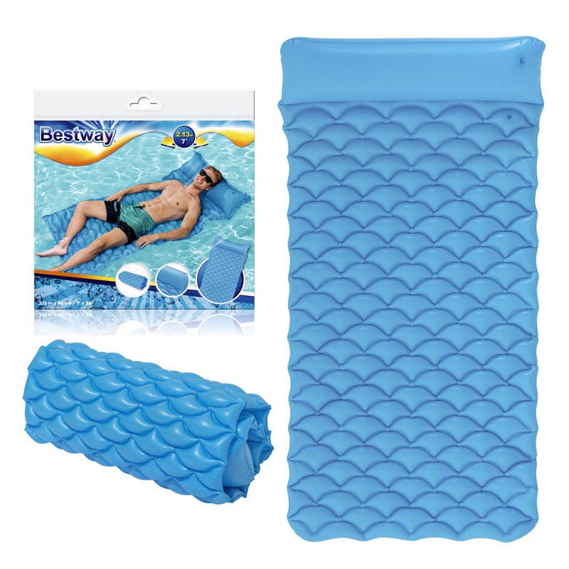 Bestway Roll-up légmatrac 213 cm Kék: kek