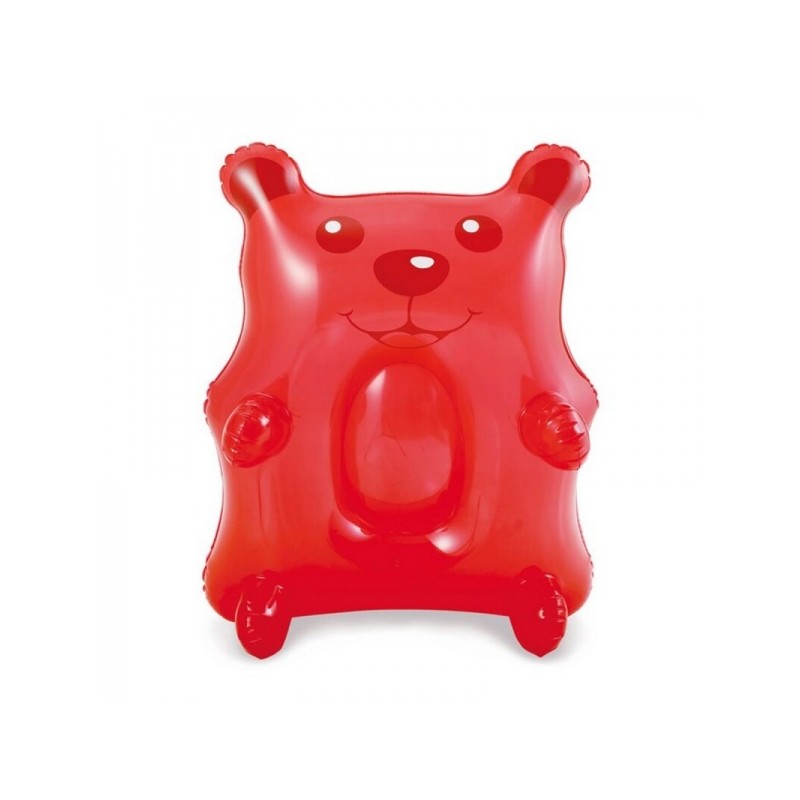 Légmatrac - Vörös mackó 106x84x39cm