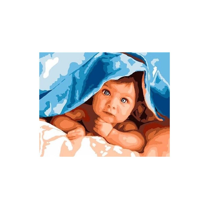 5D gyémánt mozaik - Kisded