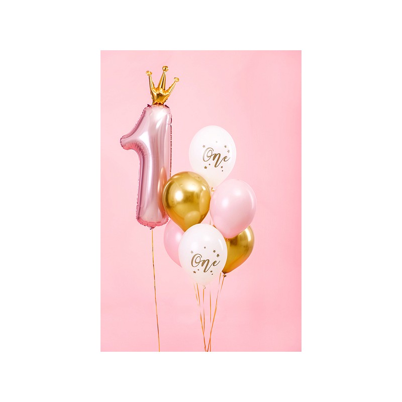 Lufikészlet - One - fiú és lány, 30 cm (6db) Rózsaszín: lány