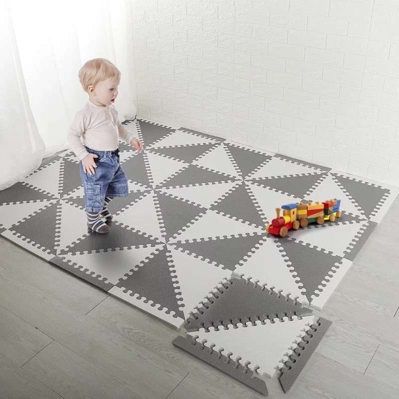 Hab puzzle földön - Triangles 40db