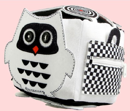 Kontrasztos szenzoros kocka - Bagoly-Rubi