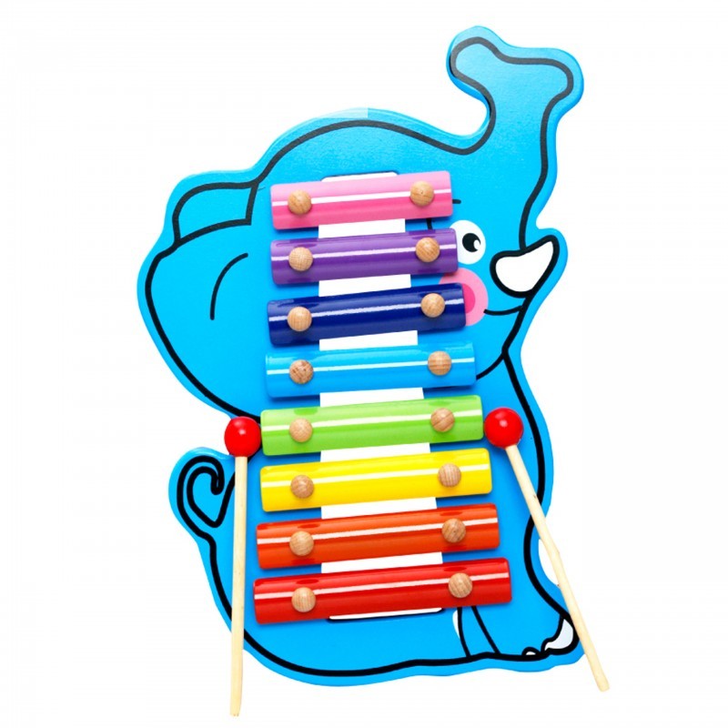 Színes gyerekxilofon - Elefánt