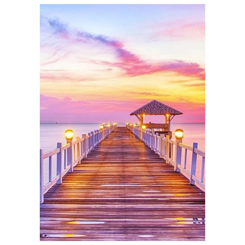 5D gyémánt mozaik – Nyugodt kikötő